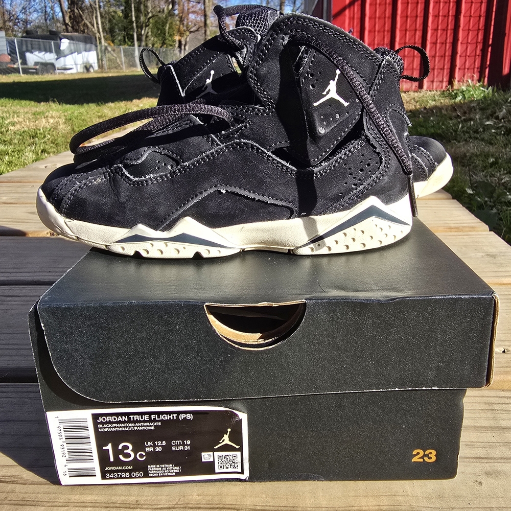 Jordan True Flight Kids Shoes - Black
